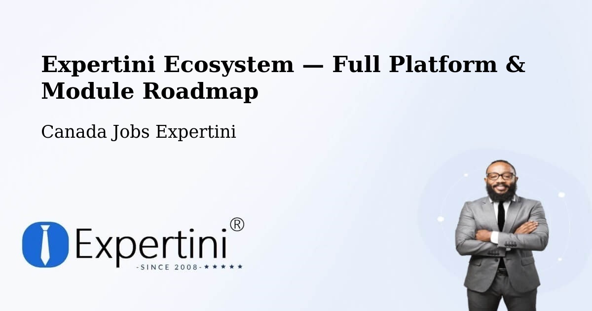 Expertini Ecosystem — Full Platform & Module Roadmap – Candiac